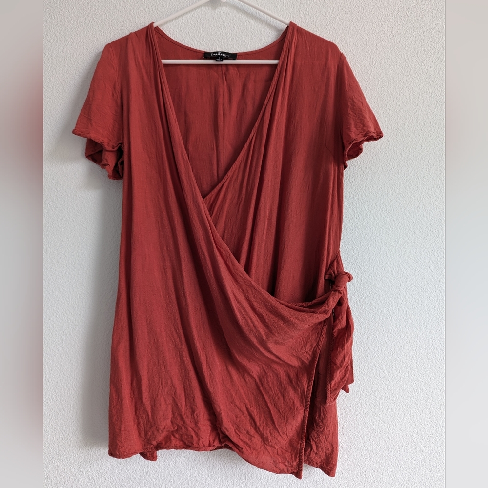 Lulu's wrap shirt